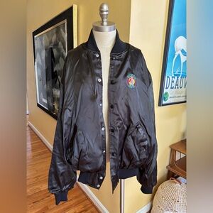 vintage the wildhorse saloon nashville satin baseball jacket
